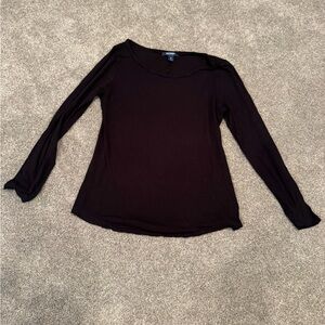 Old Navy Classic Black Long Sleeve Tee